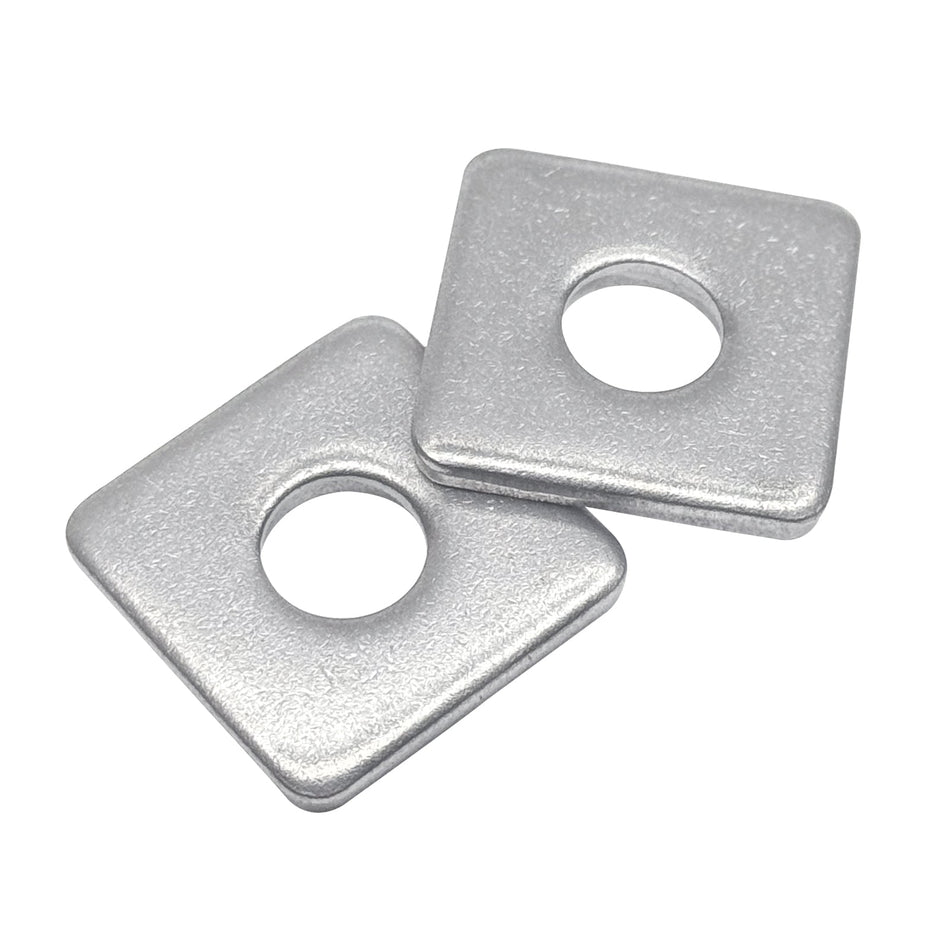M20 Square Washers for Wood Constructions Stainless Steel 316 140HV Passivated DIN 436, 80/Pack