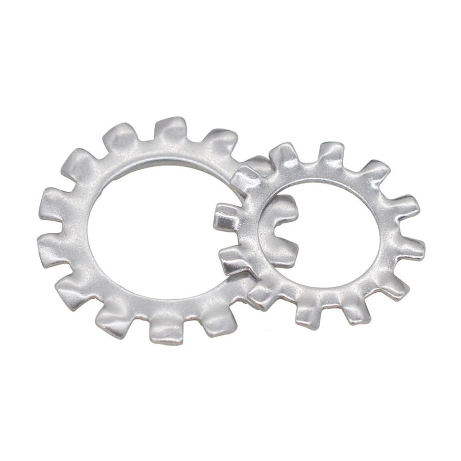 M27 Toothed Lock Washers (External Teeth) Stainless Steel 304 Passivated DIN 6797 A, 1100/Pack