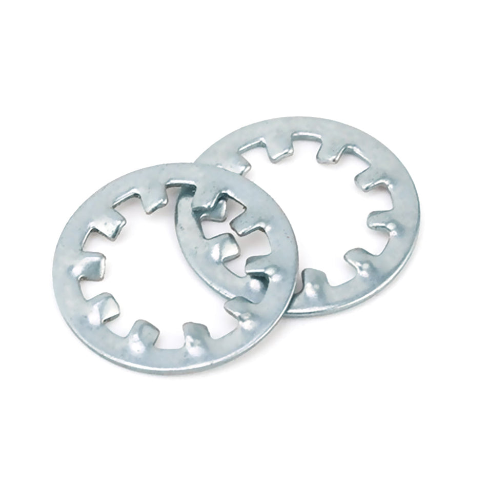 M24 Toothed Lock Washers (Internal Teeth) Steel 65Mn 300HV Blue-white Zinc Plated (Trivalent) DIN 6797 J, 1700/Pack