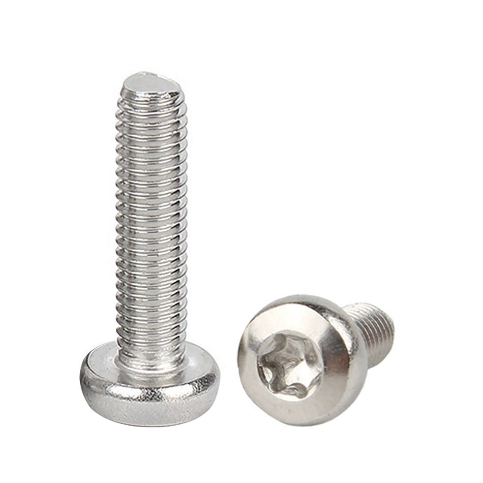 M6 x 90mm Torx Pan Head Machine Screws Stainless Steel 316 Passivated 72 Hours Salt Spray Test (Red Rust), 350 pcs/Pack