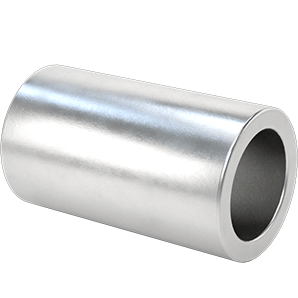 1/2" OD, 1-1/8" Long, for 1/4" Screw Size Aluminum Unthreaded Spacer, 200 pcs/Pack