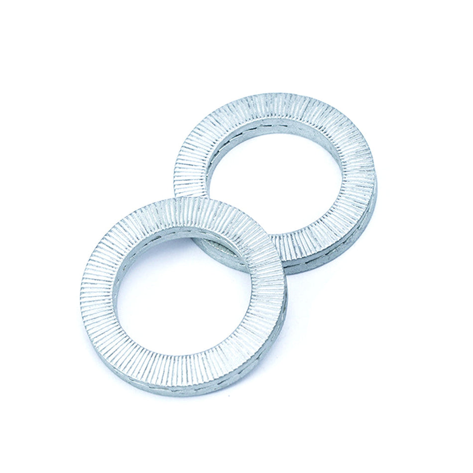 NL14 Wedge Lock Washers Steel 27MnCrB5 Dacromet / Zinc-Flake Coating 1000H Salt Spray DIN 25201, 100/Pack