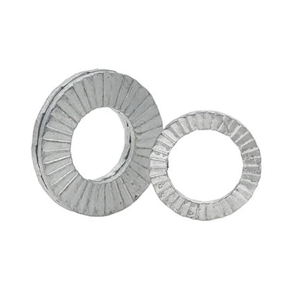 NL3 Wedge Lock Washers Steel S60C Dacromet 800H Salt Spray DIN 25201, 1100/Pack